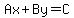 Ax%2BBy=C