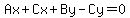 Ax%2BCx%2BBy-Cy=0