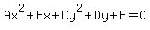 Ax%5E2%2BBx%2BCy%5E2%2BDy%2BE=0