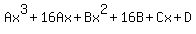 Ax%5E3%2B16Ax%2BBx%5E2%2B16B%2BCx%2BD