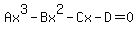 Ax%5E3-Bx%5E2-Cx-D=0