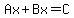 Ax+%2B+Bx+=+C