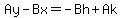 Ay-Bx=-Bh%2BAk