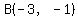 B%28-3%2C-1%29