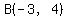 B%28-3%2C4%29