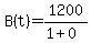 B%28t%29=1200%2F%281%2B0%29