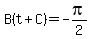 B%28t%2BC%29=-pi%2F2