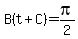 B%28t%2BC%29=pi%2F2