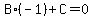 B%2A%28-1%29%2BC=0