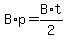 B%2Ap+=+B%2At%2F2