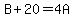 B%2B20=4A