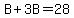 B%2B3B=28