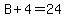 B%2B4=24
