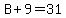 B%2B9=31