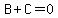 B%2BC=0