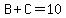 B%2BC=10