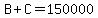 B%2BC=150000
