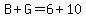 B%2BG+=+6%2B10