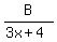 B%2F%283x%2B4%29