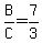 B%2FC=7%2F3