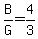 B%2FG=4%2F3