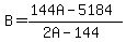 B=%28144A-5184%29%2F%282A-144%29