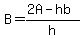 B=%282A-hb%29%2Fh