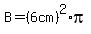 B=%286cm%29%5E2%2Api