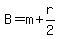 B=+m%2Br%2F2