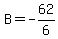 B=-62%2F6