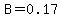 B=0.17