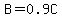 \"B=0.9C%29\"