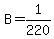 B=1%2F220