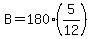 B=180%285%2F12%29