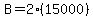 B=2%2815000%29