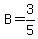 B=3%2F5