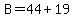 B=44%2B19
