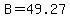 B=49.27