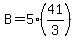 B=5%2841%2F3%29
