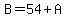 B=54%2BA