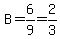 B=6%2F9=2%2F3
