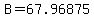 B=67.96875