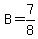 B=7%2F8