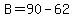 B=90-62