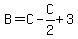 B=C-C%2F2%2B3