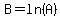 B=ln%28A%29