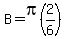 B=pi%282%2F6%29