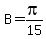 B=pi%2F15