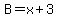 B=x%2B3