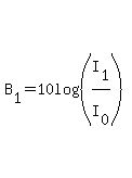 B%5B1%5D=10log%28%28I%5B1%5D%2FI%5B0%5D%29%29
